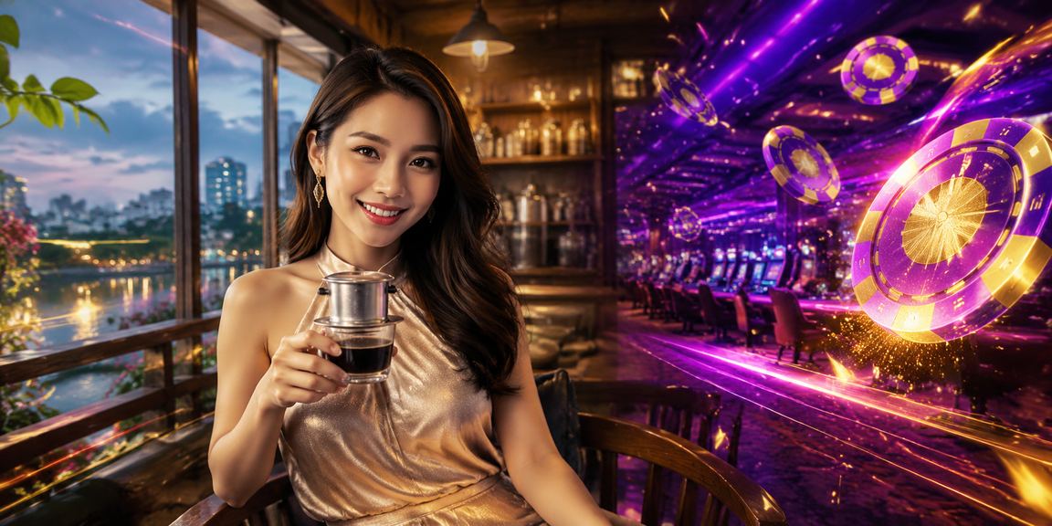 Người dùng tại Hà Nội thưởng thức cà phê và trải nghiệm 556win